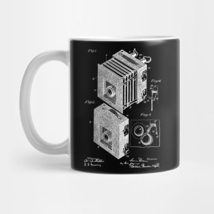 Photographic Camera Vintage Patent Hand Drawing Mug